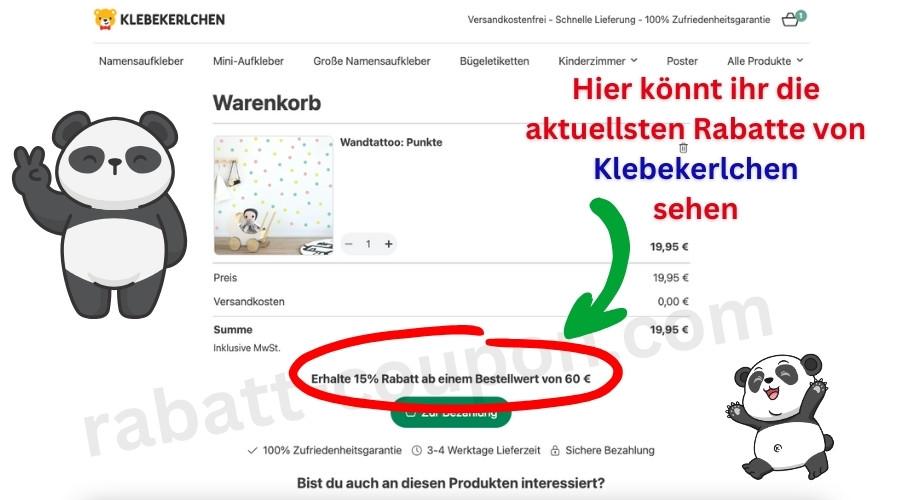 Klebekerlchen Gutschein