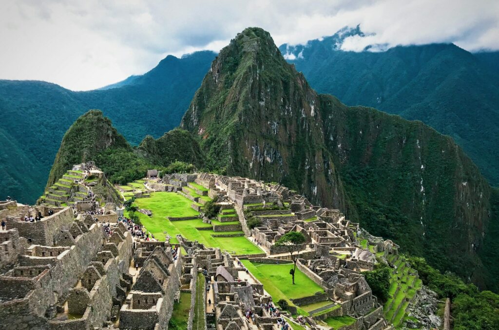 Blick auf Machu Piccu in Peru