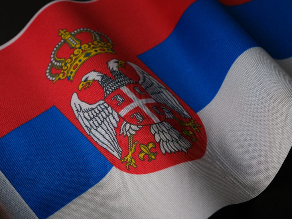 serbische Flagge