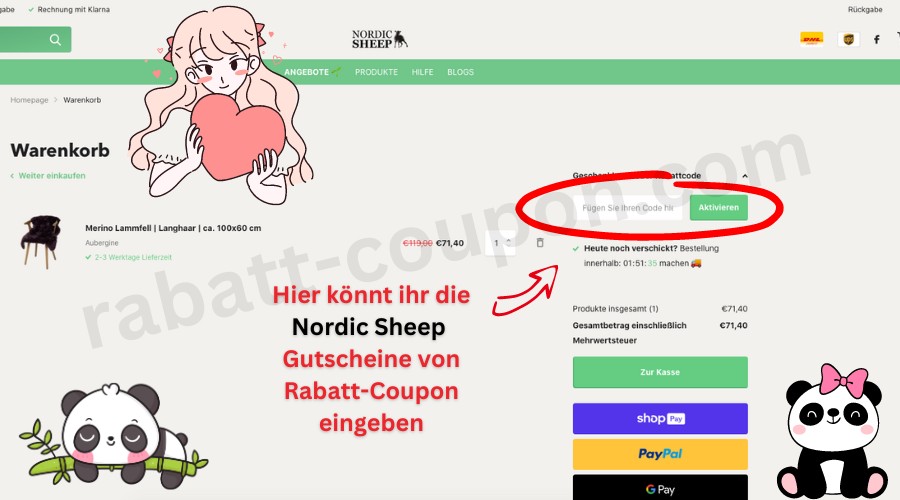 Nordic Sheep Gutschein