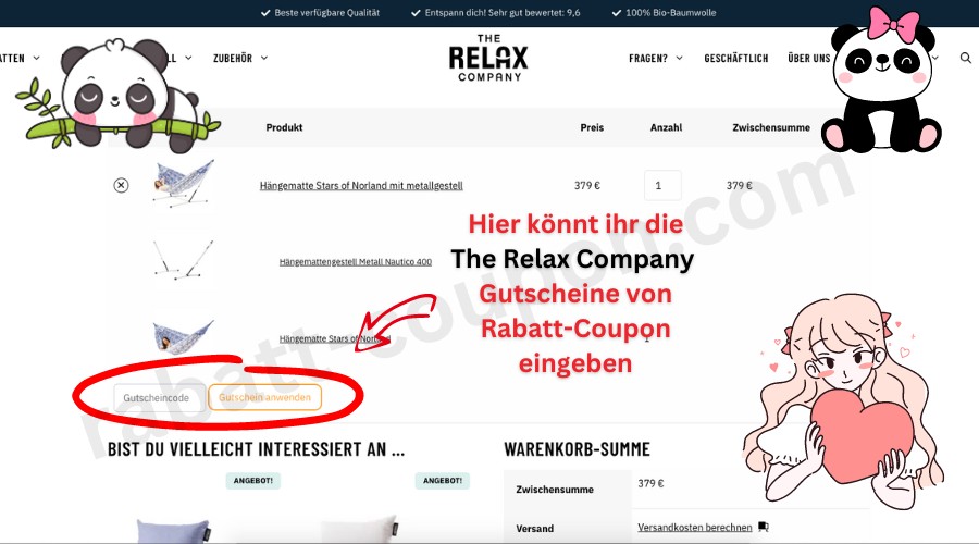 The Relax Company Gutschein