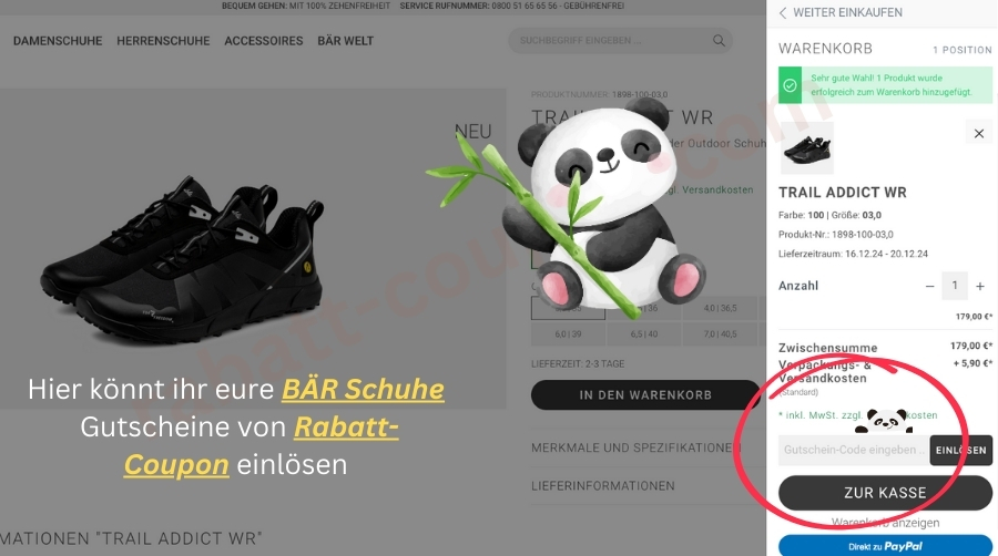 BÄR Schuhe Gutschein