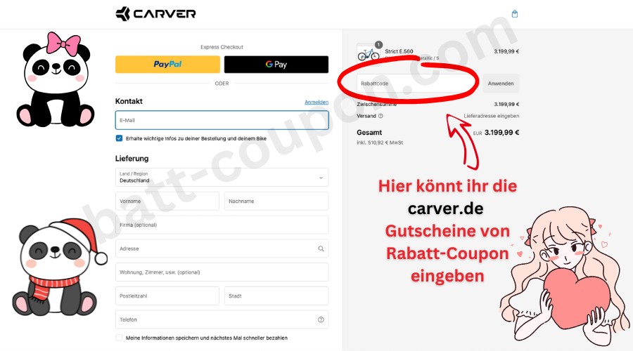 carver.de Gutschein