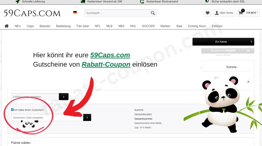 Im Warenkorb könnt ihr den Zendure-Gutscheincode von Rabatt-Coupon einlösen.