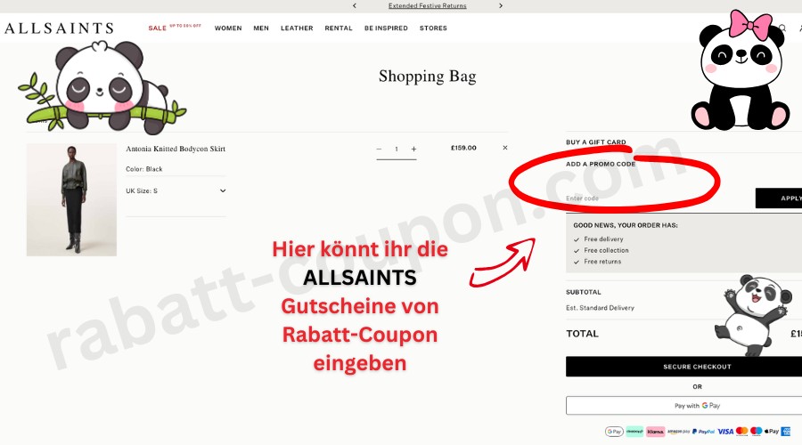 ALLSAINTS Gutschein