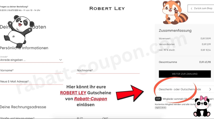 ROBERT LEY Gutschein